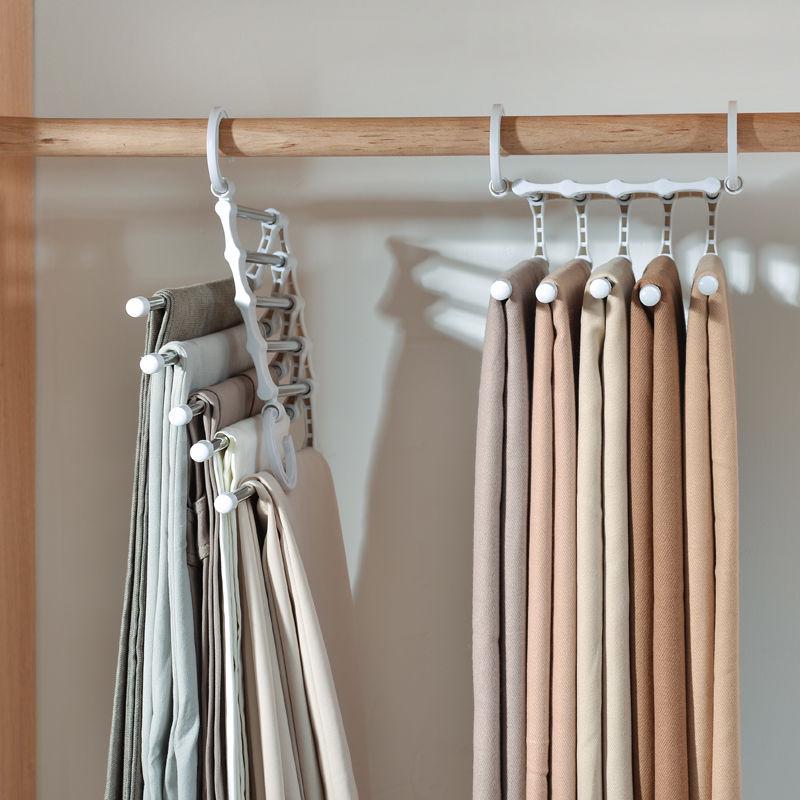 Umeras organizator pentru pantaloni, Zola®, 5 perechi, cu brate extensibile,15 x 35- 46 cm, alb Umeras organizator pentru pantaloni, Zola®, 5 perechi, cu brate extensibile,15 x 35- 46 cm, alb